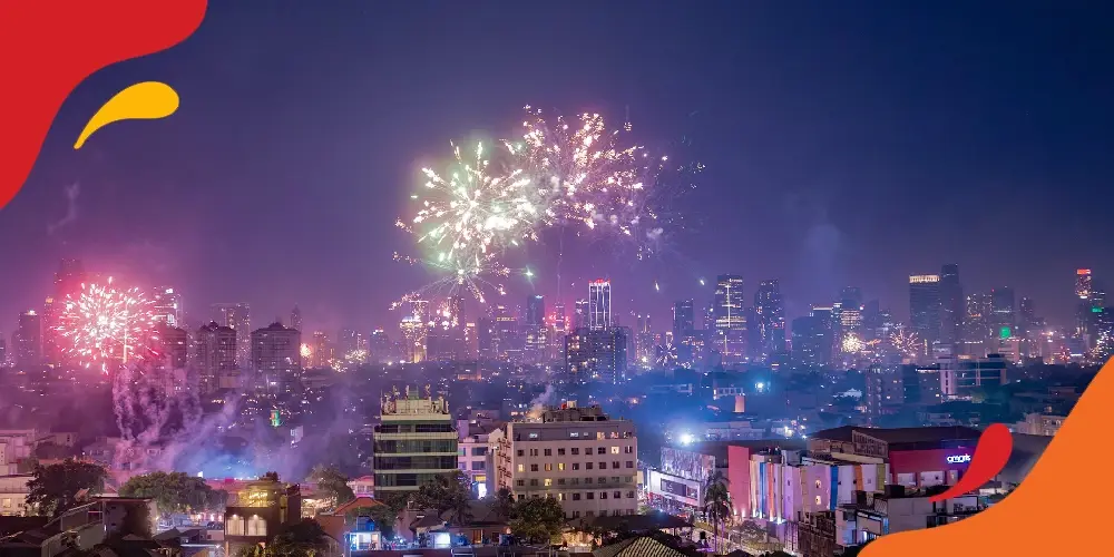 kembang api di langit jakarta